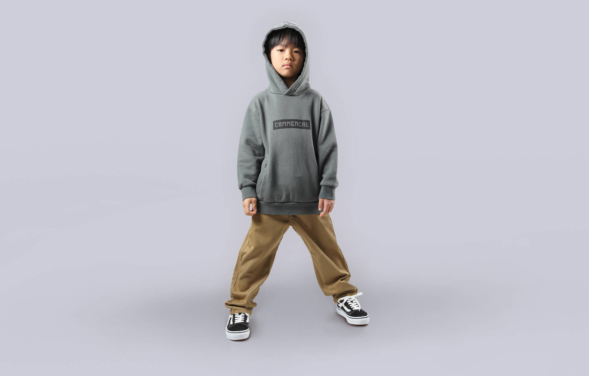 SUDADERA COMMENCAL KIDS CORPORATE DARK GREY image large number 3