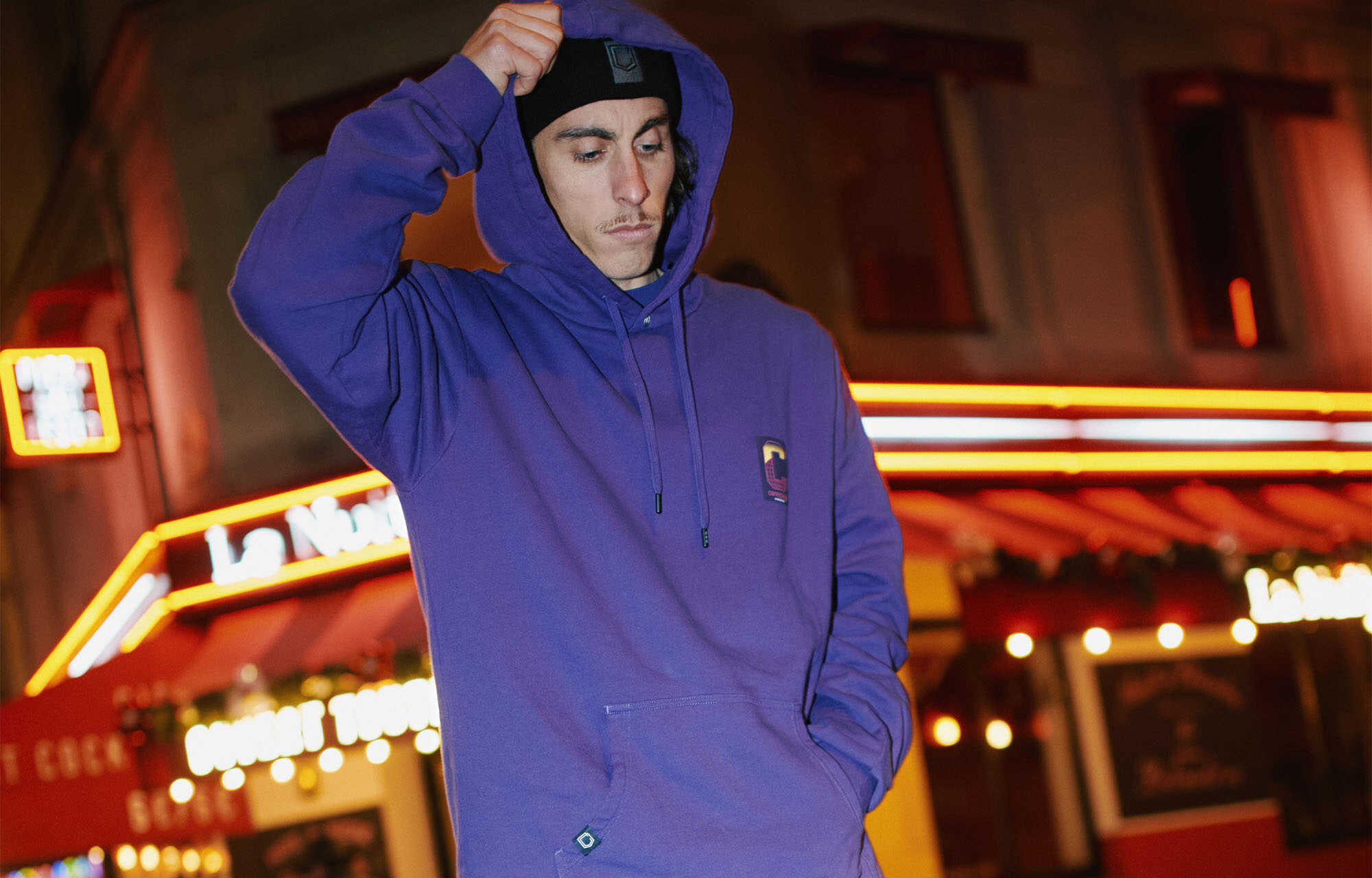 COMMENCAL HOODIE SPECTRUM PURPLE image large number 2
