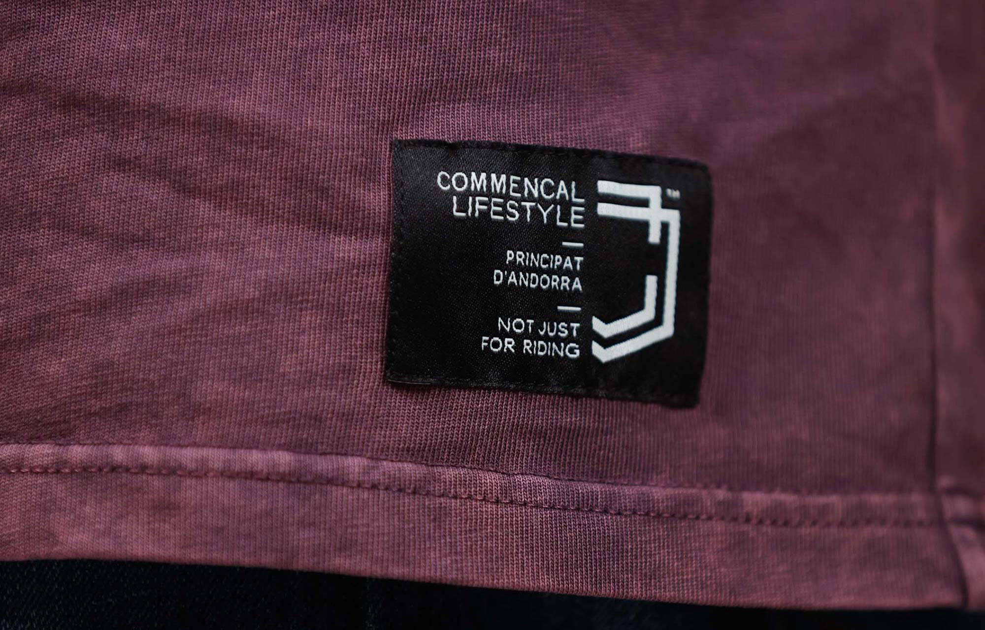 MAGLIA A MANICHE LUNGHE COMMENCAL WASHED WINE image large number 3
