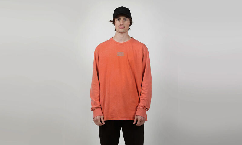 MAGLIA A MANICHE LUNGHE COMMENCAL WASHED TANGERINE