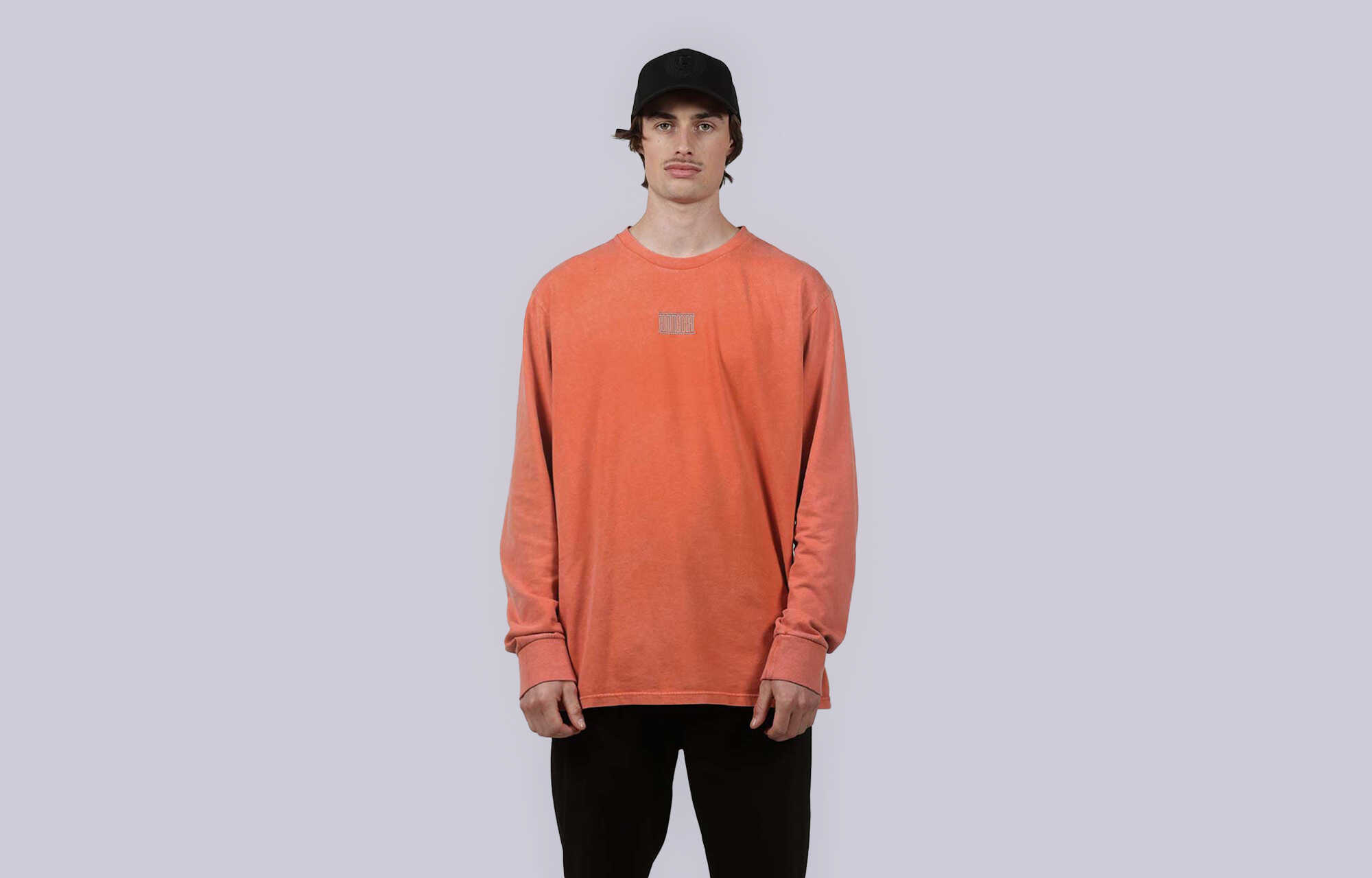 COMMENCAL LANGARM T-SHIRT WASHED TANGERINE image cover number 0