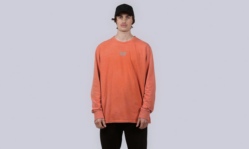 MAGLIA A MANICHE LUNGHE COMMENCAL WASHED TANGERINE