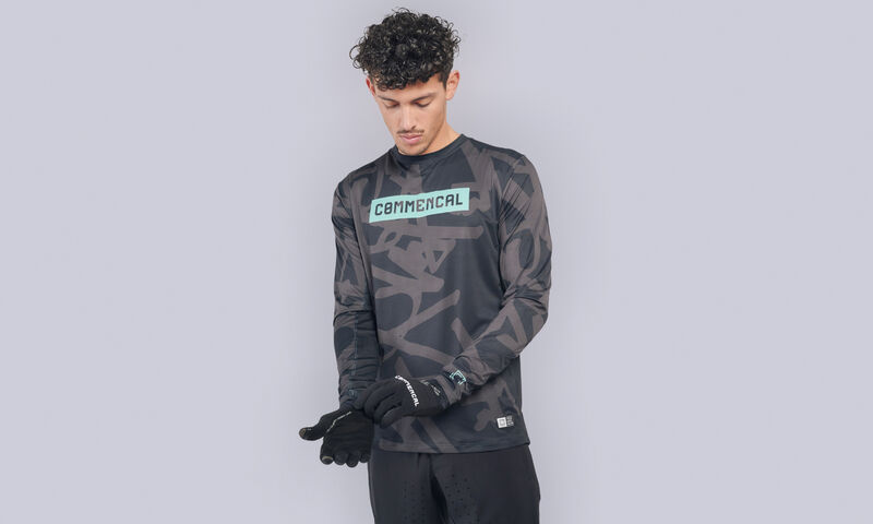 MAGLIA COMMENCAL LIGHTECH MANICHE LUNGHE RACE BLACK
