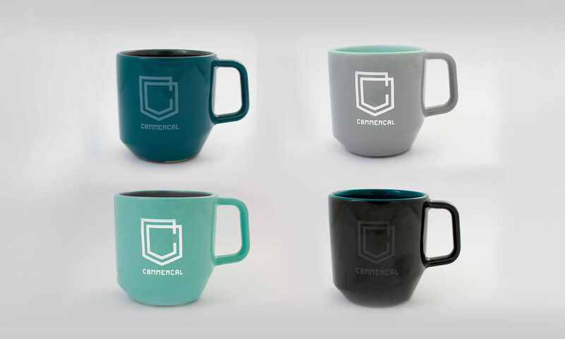 COMMENCAL CERAMIC MUGS 4 PACK MIXED