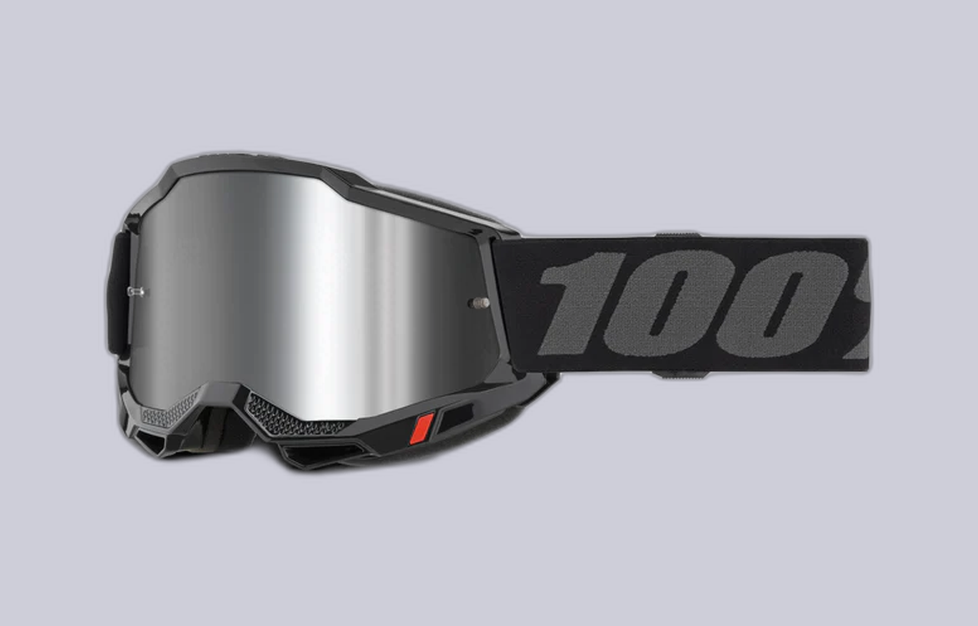 100% ACCURI 2 GOGGLE BLACK - MIRROR SILVER image cover number 0