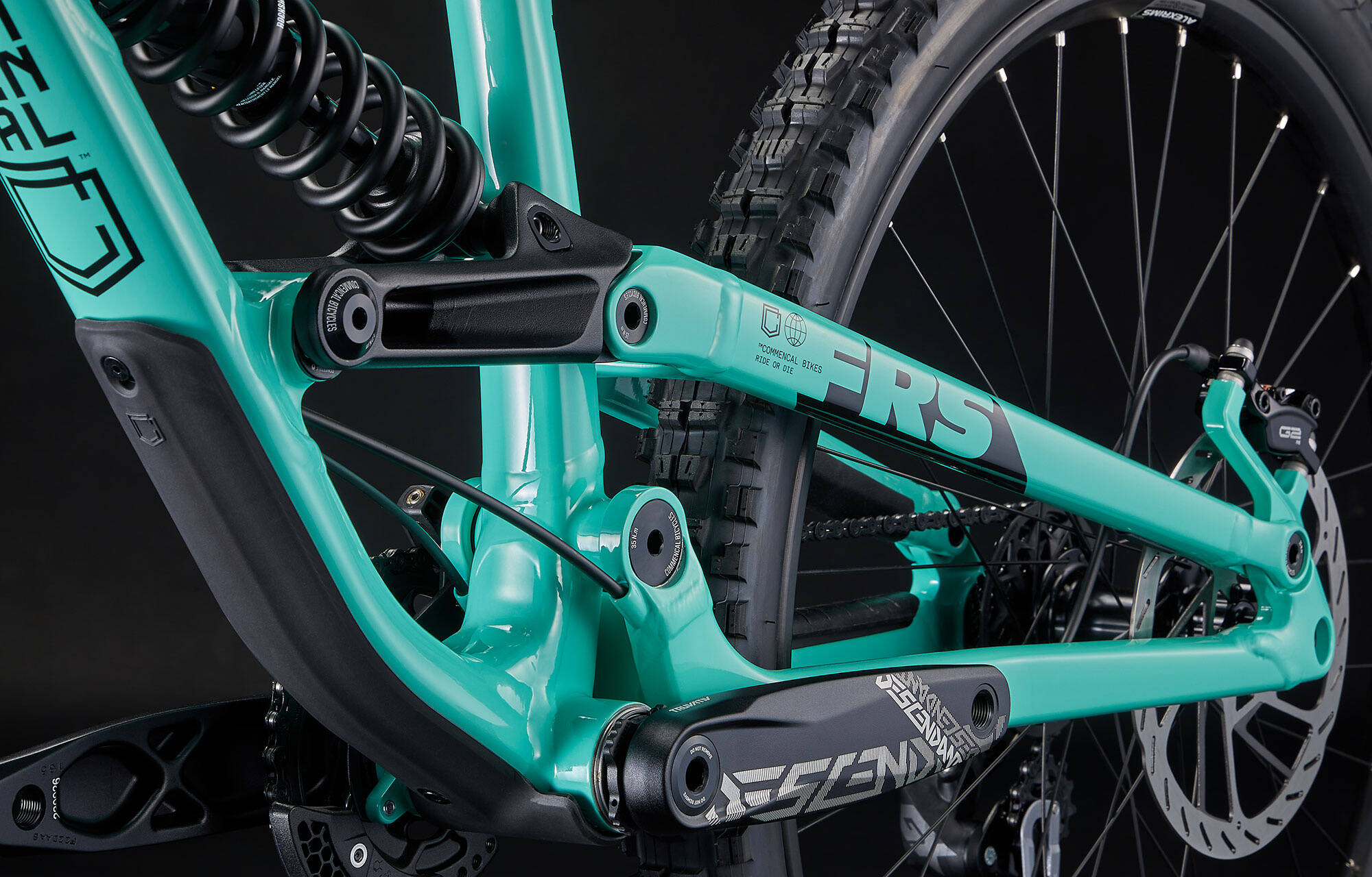 COMMENCAL FRS RIDE EMERALD GREEN image large number 4