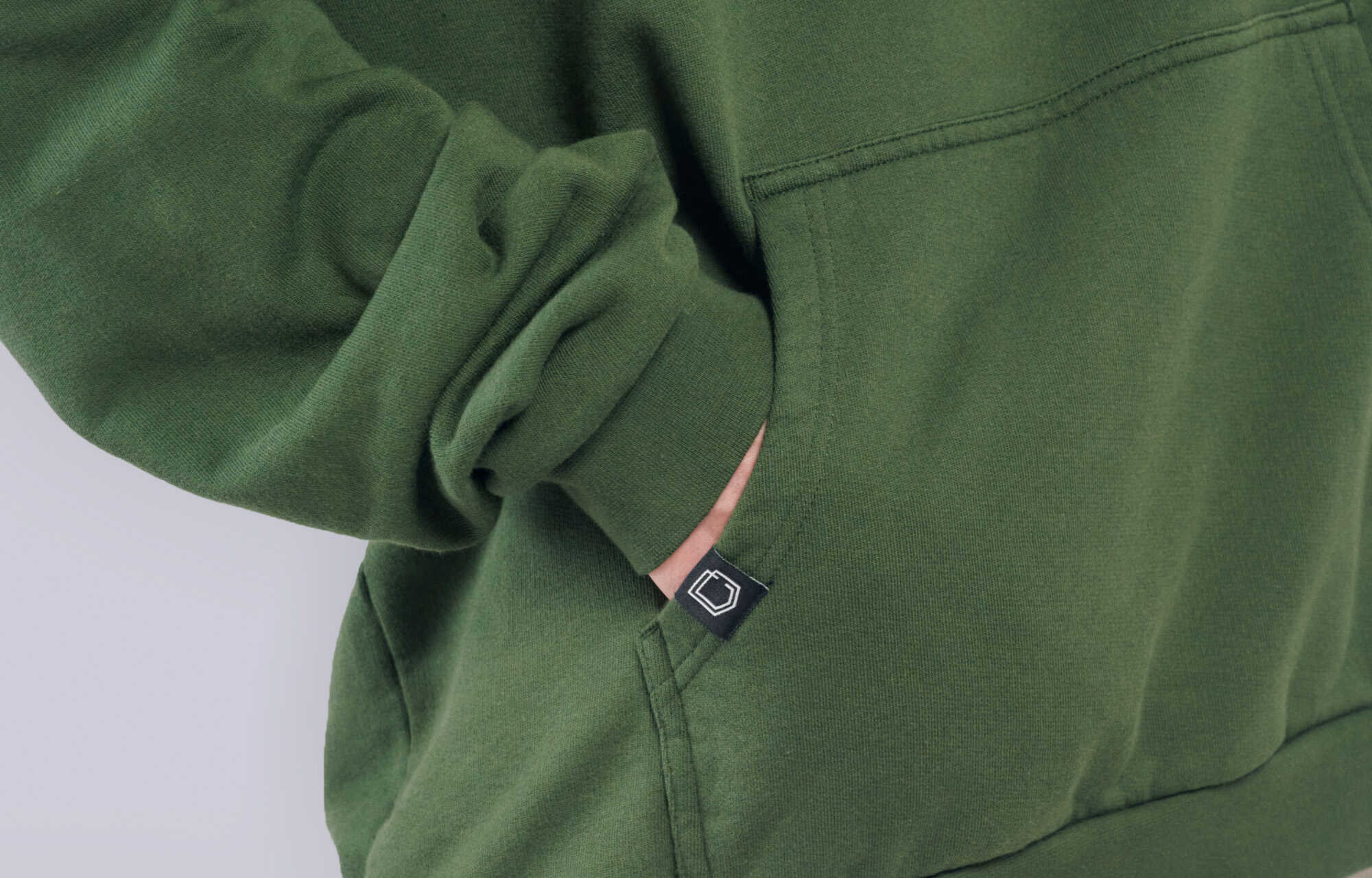 HOODIE COMMENCAL CORPORATE DARK GREEN image large number 2