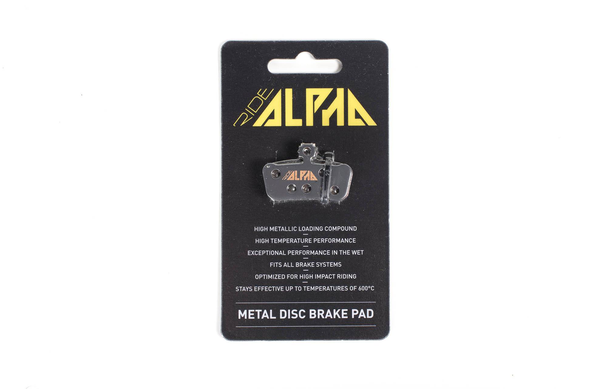 RIDE ALPHA SINTERMETALL BREMSBEL&Auml;GE F&Uuml;R SRAM GUIDE / G2 image cover number 0