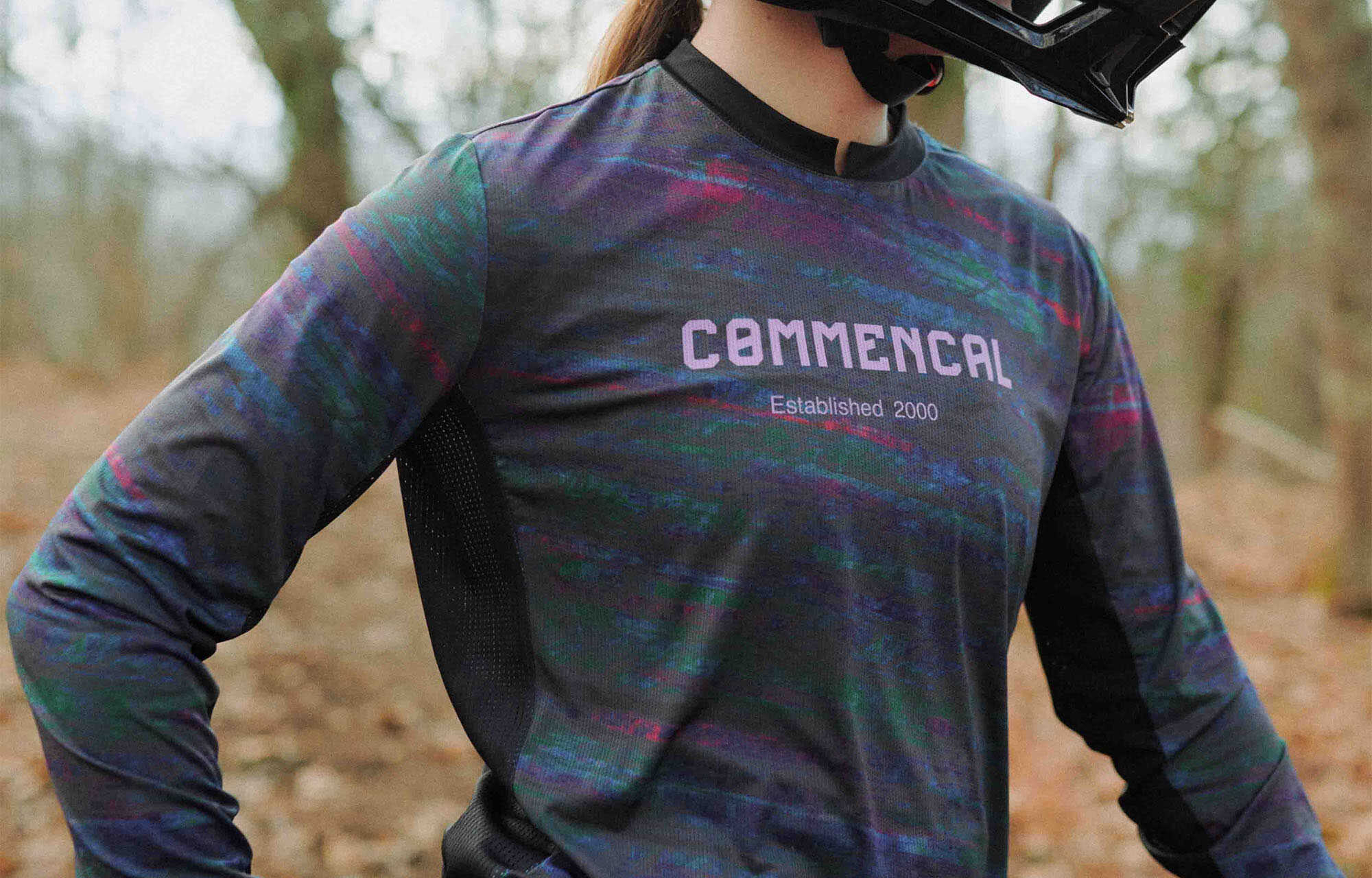 MAGLIA COMMENCAL LIGHTECH MANICHE LUNGHE WOMEN AURORA image large number 2