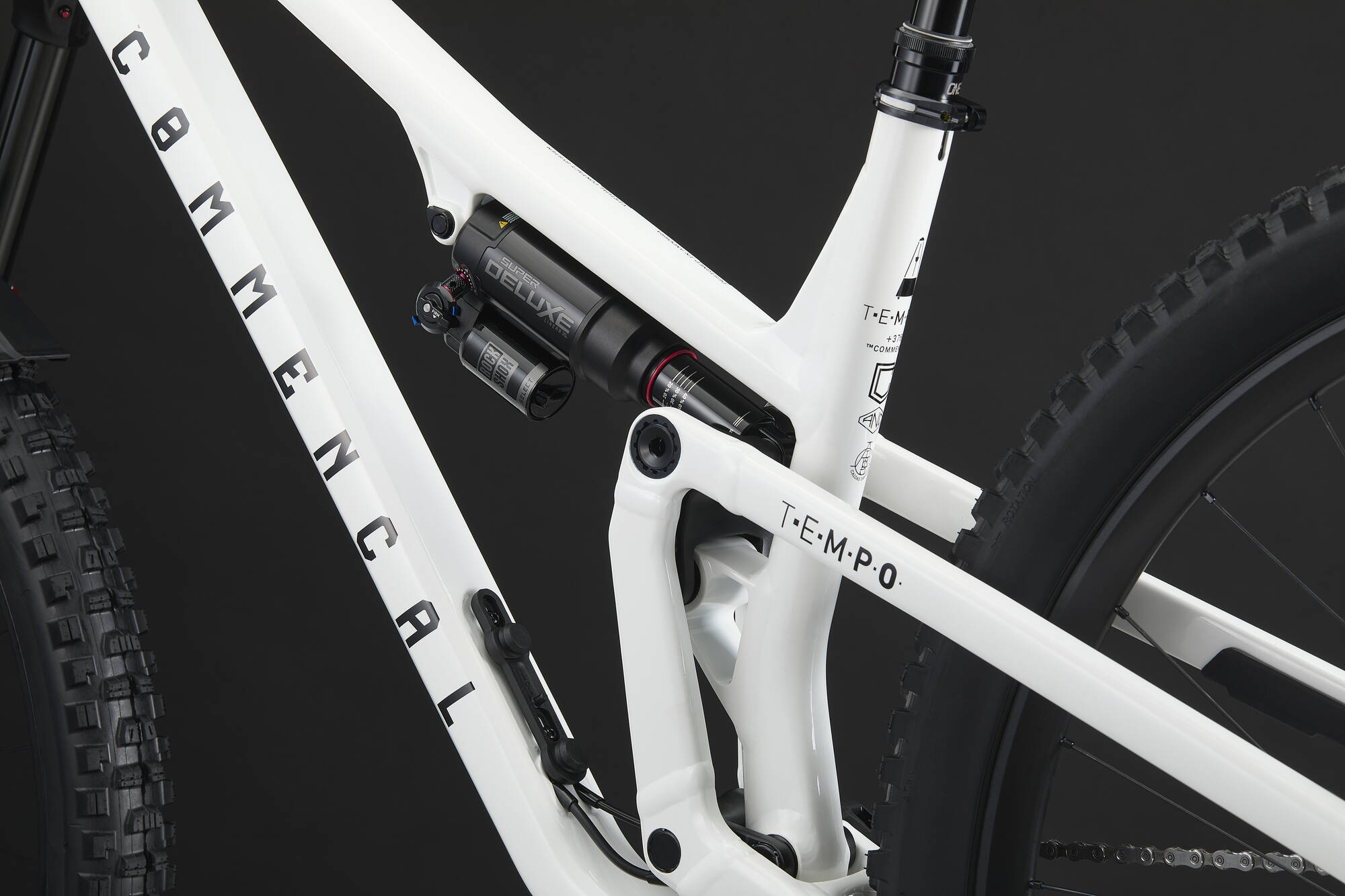 COMMENCAL T.E.M.P.O. V2 ROCKSHOX PURE WHITE 2027 image large number 7