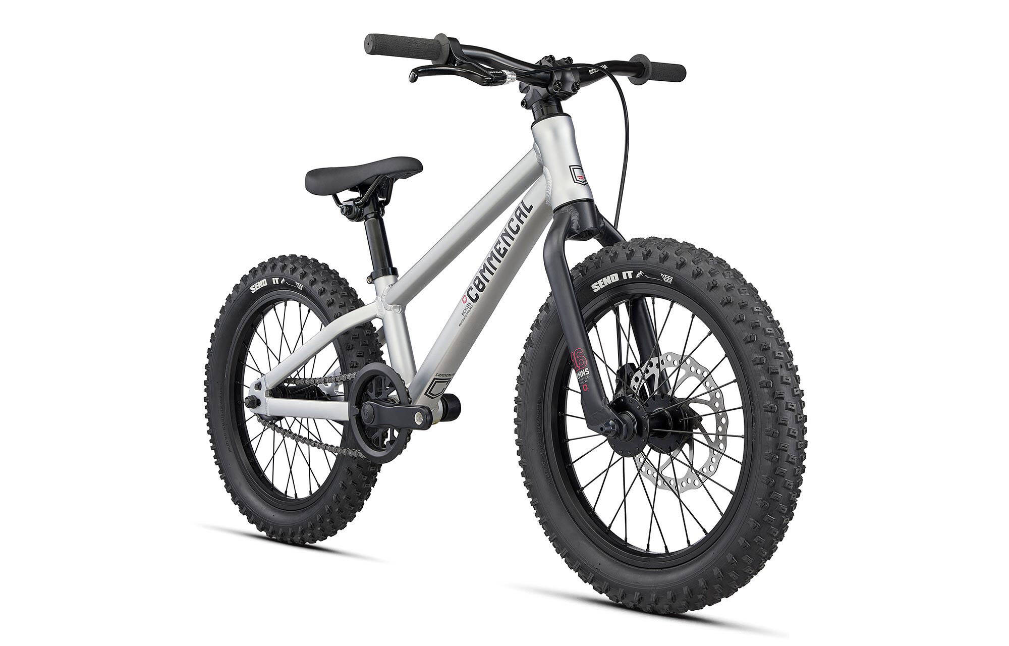 COMMENCAL RAMONES 16 REAR BACK PEDAL BRAKE SILVER image large number 0