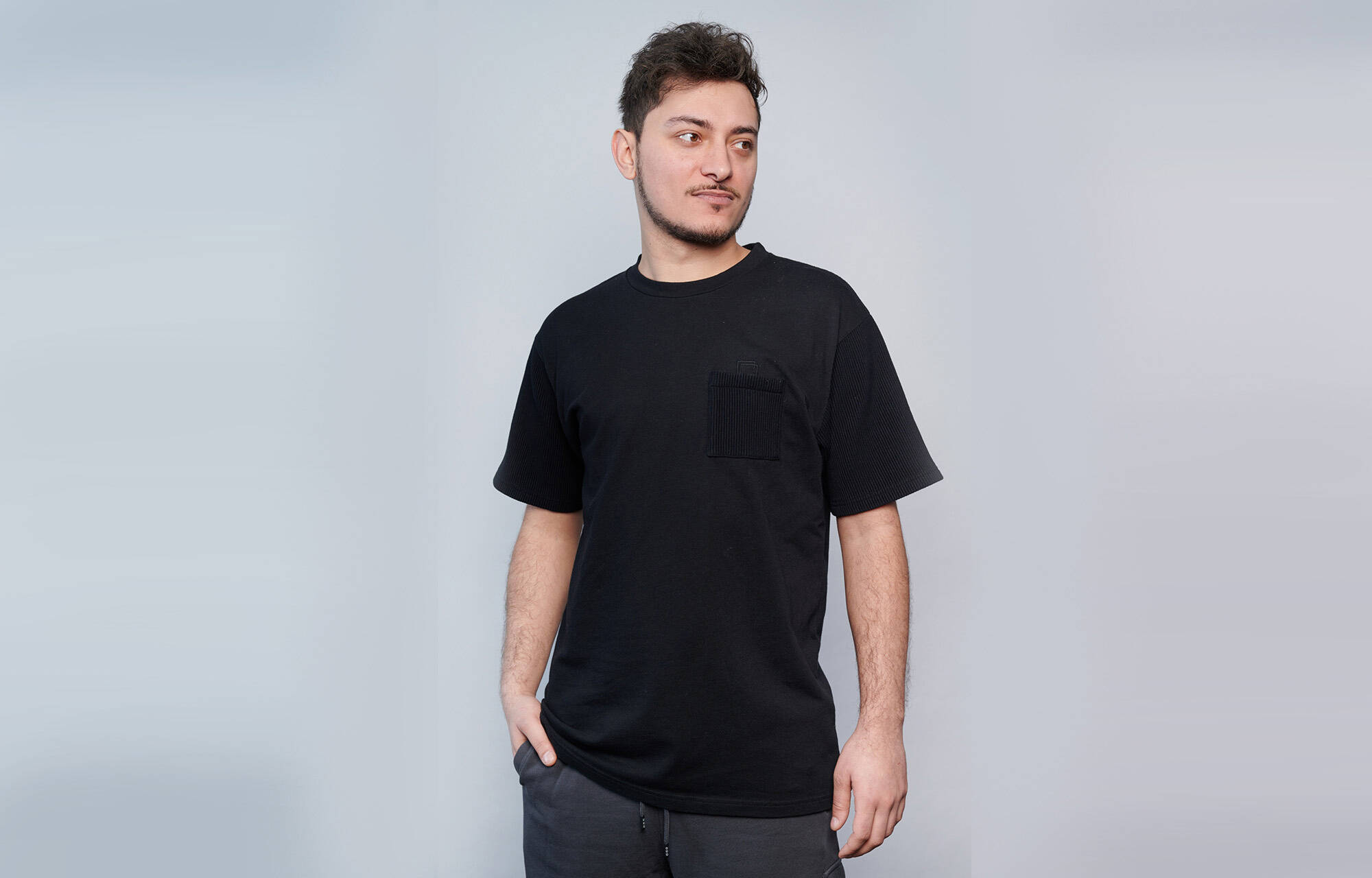 T-SHIRT COMMENCAL ESSENTIAL POCKET BLACK image cover number 0
