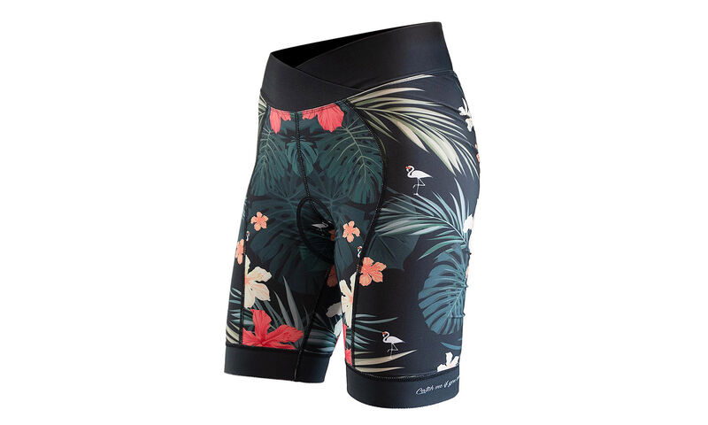 PANTALÓN CORTO ACOLCHADO WOMEN HAWAIIAN FLAMINGO