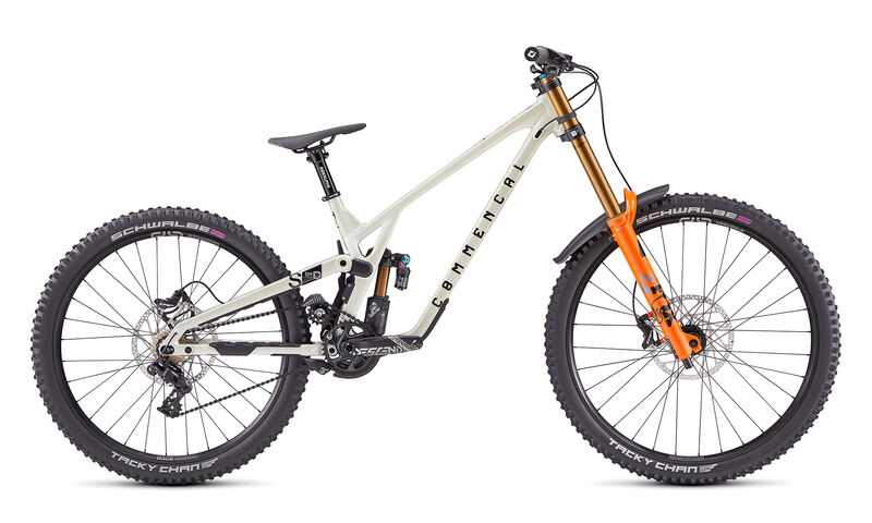 COMMENCAL SUPREME DH V5 SIGNATURE CLEAR SILVER