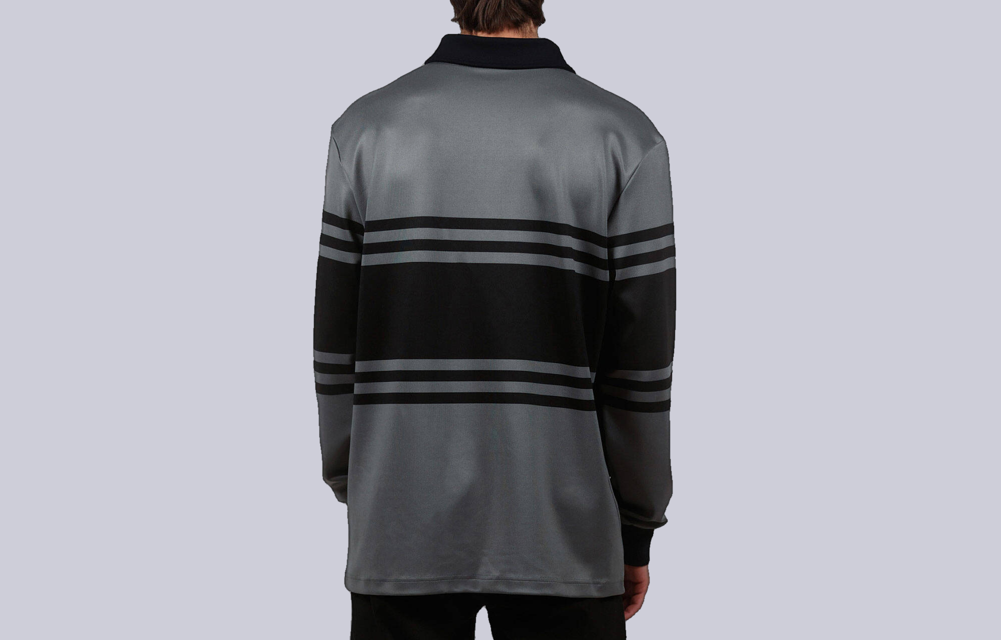 POLO MANGA LARGA COMMENCAL STRIPPED GREEN image large number 0