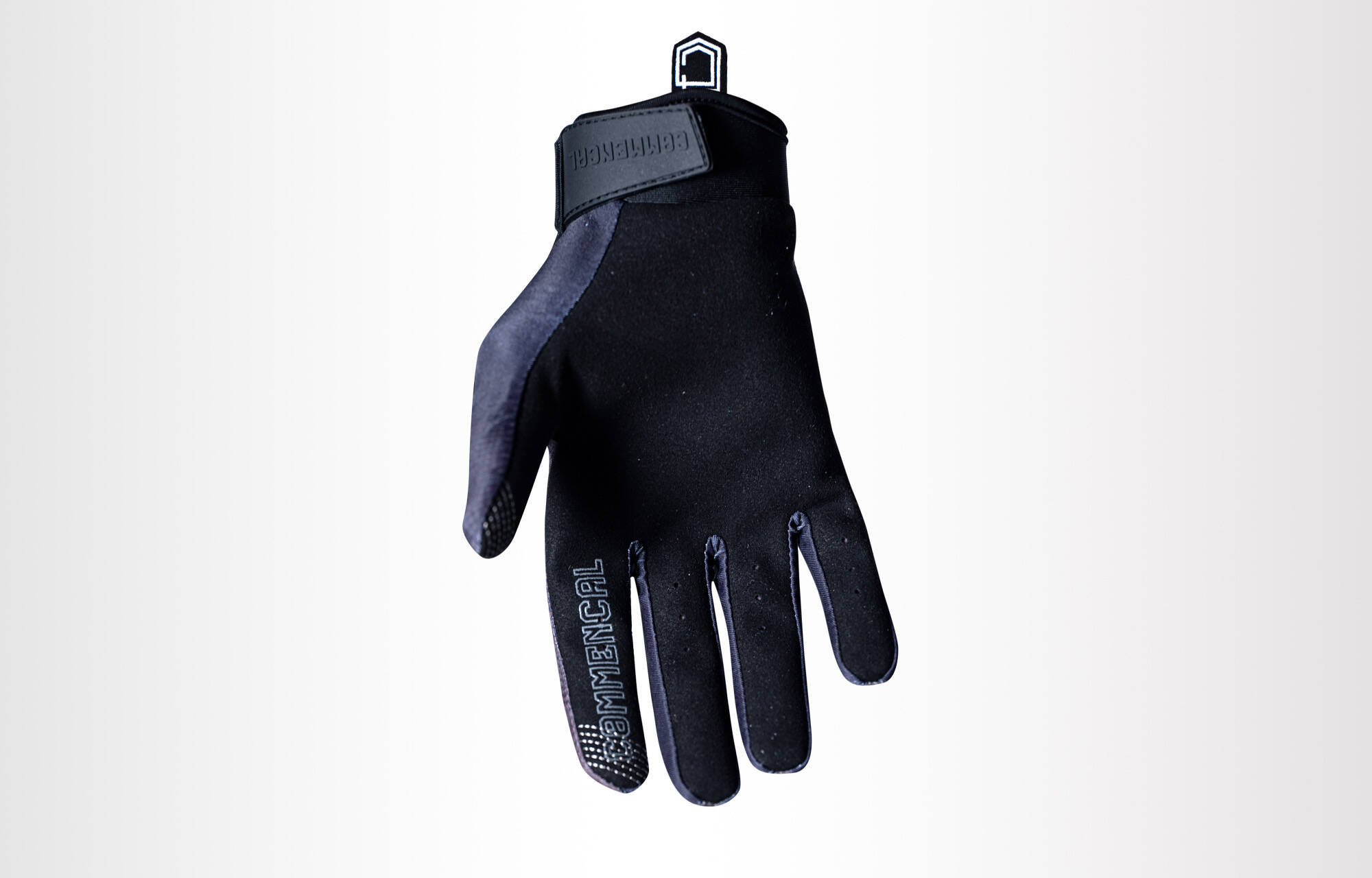 COMMENCAL KIDS VELCRO FASTEN GLOVES BLACK image large number 0