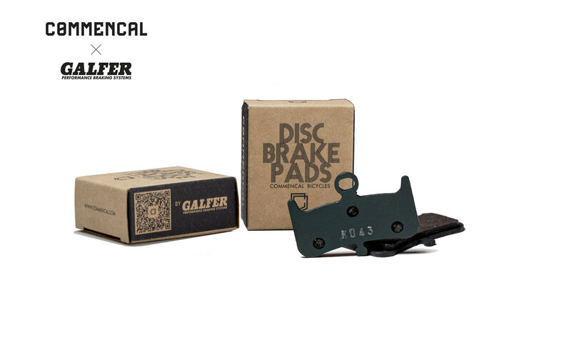 GALFER X COMMENCAL TEAM BRAKE PADS FOR HAYES DOMINION A4