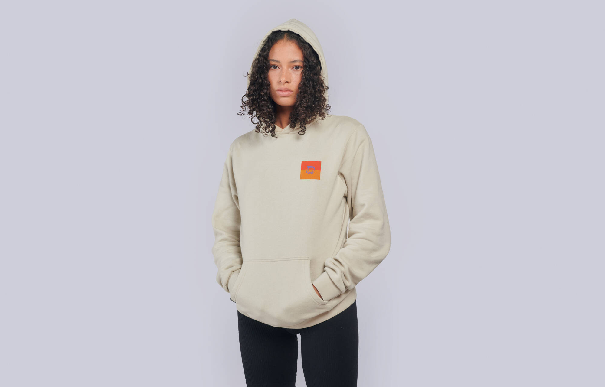 SUDADERA COMMENCAL SUNSET BEIGE image large number 1