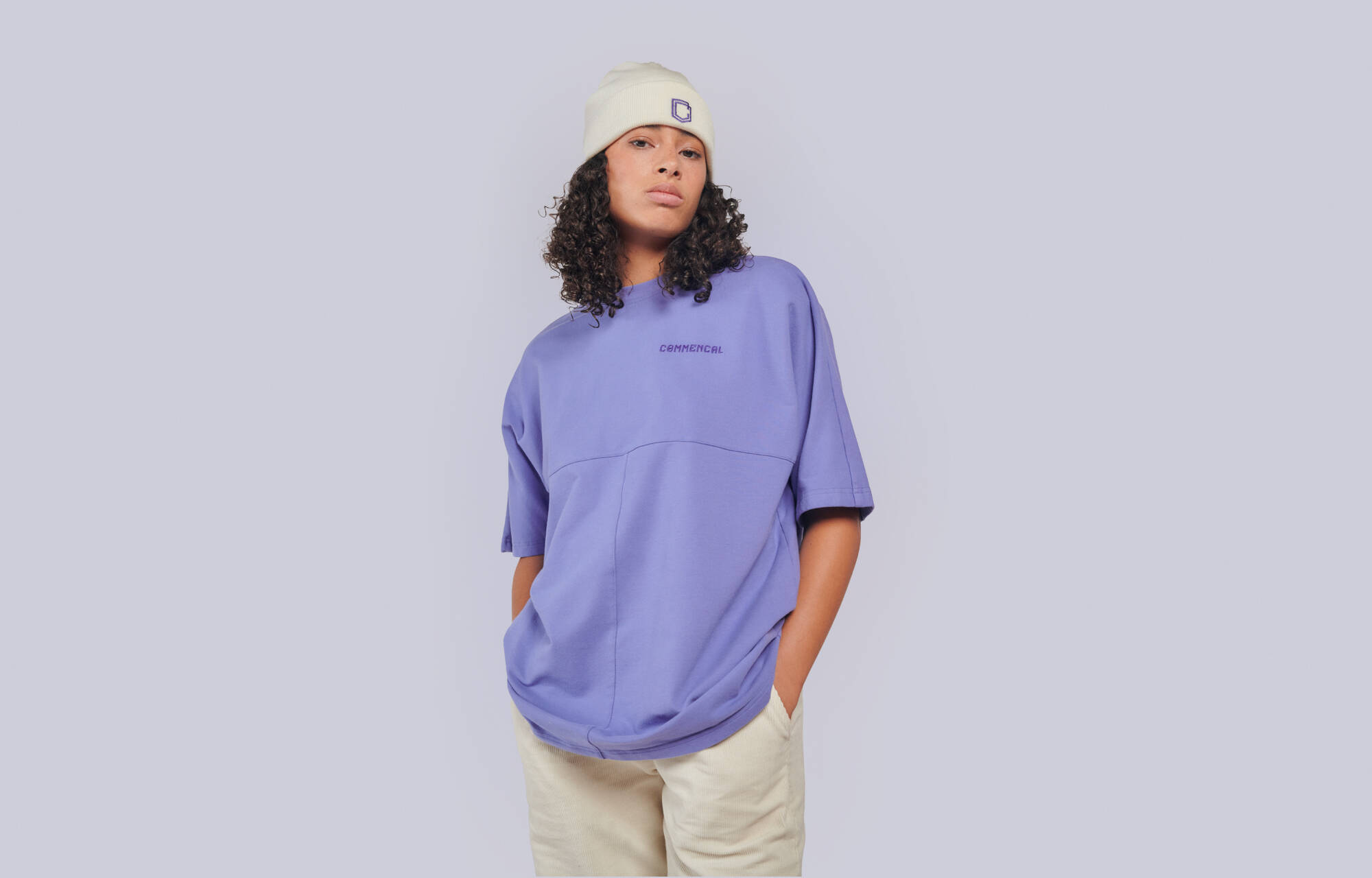 COMMENCAL T-SHIRT LOOSE FIT T-SHIRT NEO PURPLE image large number 1
