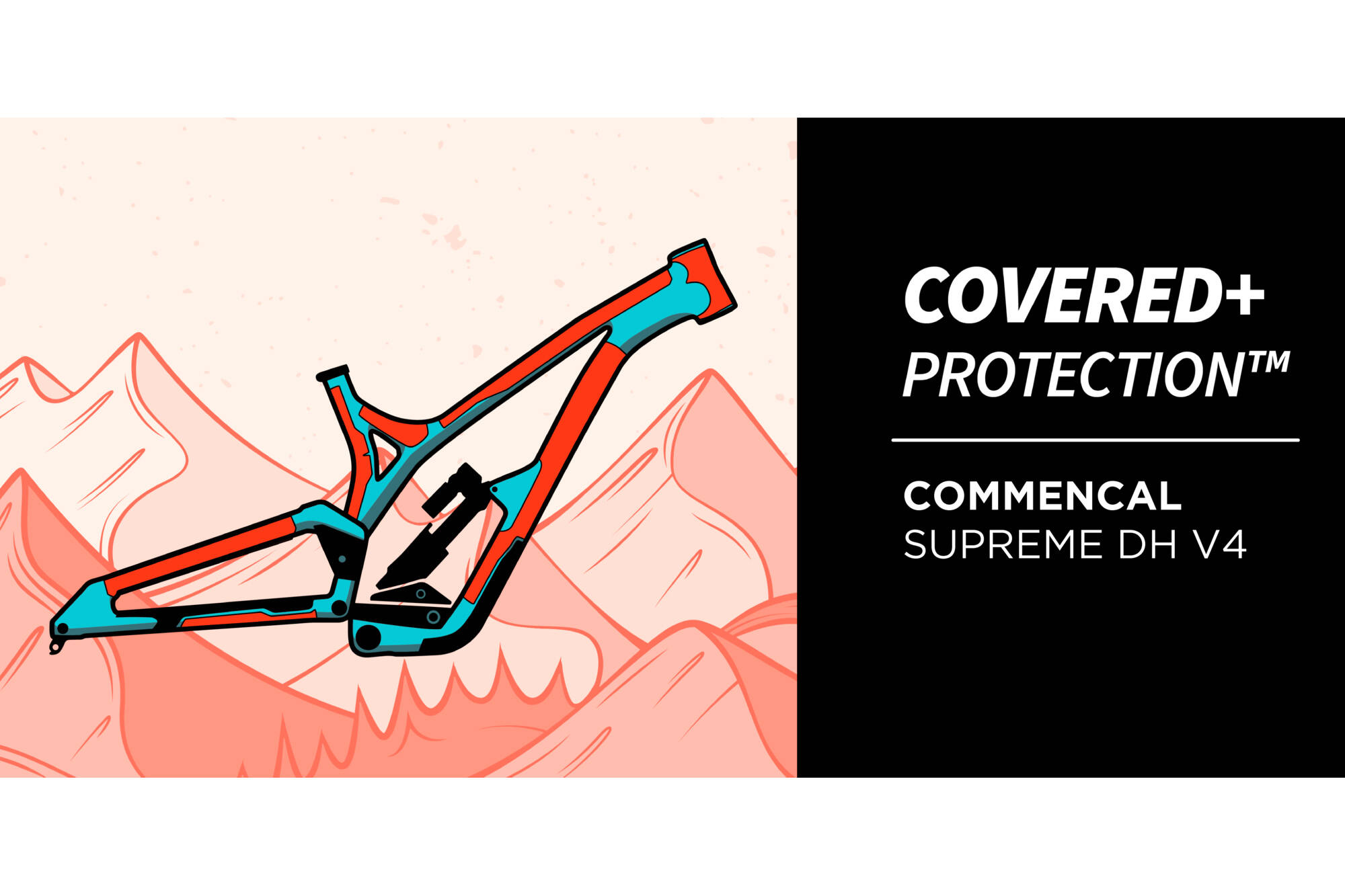 KIT DI PROTEZIONE RIDEWRAP COVERED+ OPACO - SUPREME DH V4 image cover number 0