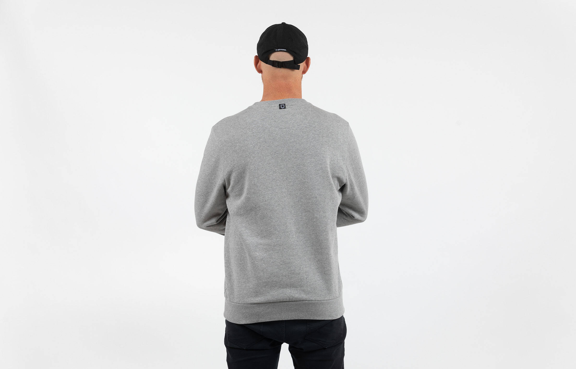SUDADERA CREWNECK CMMNCL GREY image large number 0