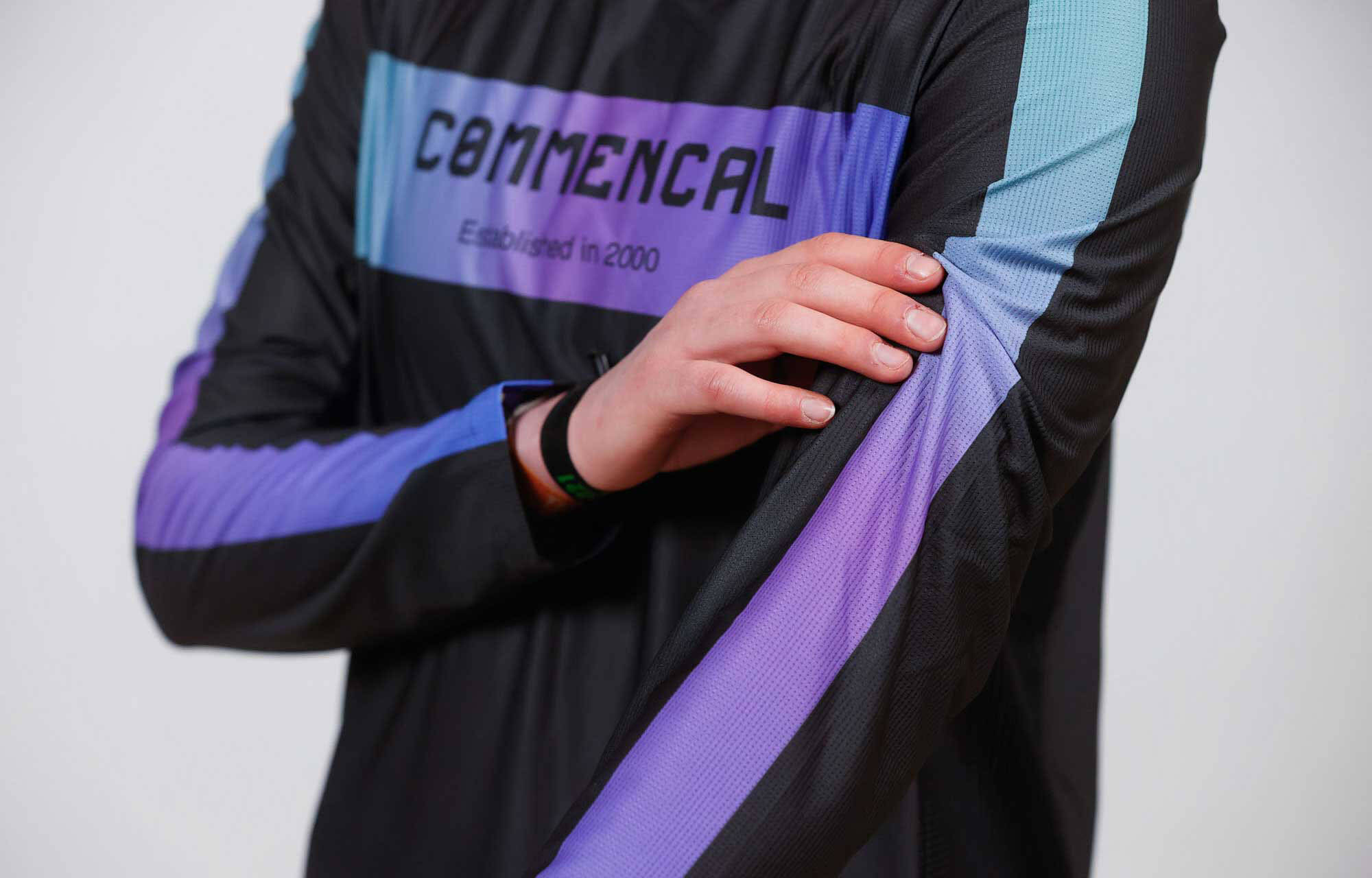 CMNCL WOMEN LANGARM TRIKOT LIGHTECH RACE GREY POLYCHROM image large number 4