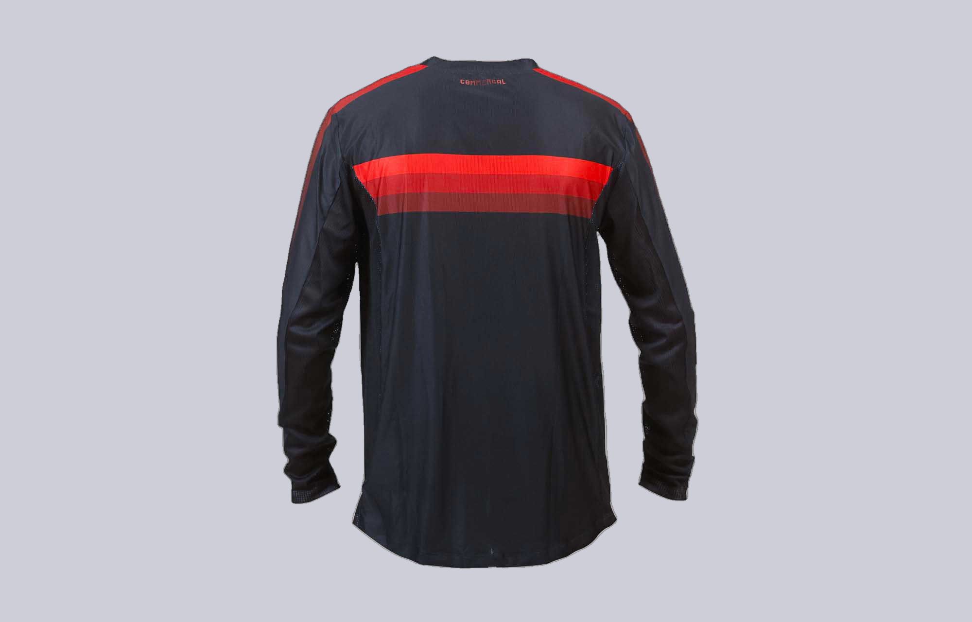 COMMENCAL LANGARM TRIKOT LIGHTECH RACE RED POLYCHROM image large number 0