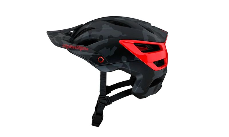 TROY LEE DESIGNS A3 MIPS HELMET - CAMO GRAY / RED