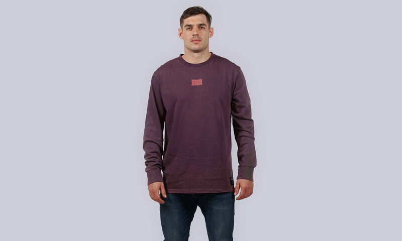 MAGLIA A MANICHE LUNGHE COMMENCAL WASHED WINE