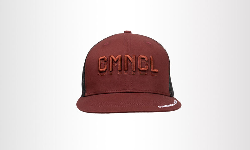 TRUCKER CAP CMNCL DARK RED