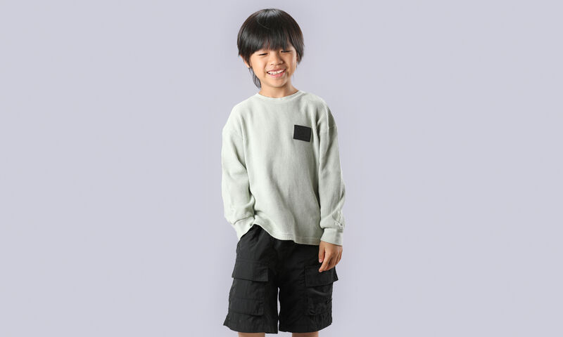 COMMENCAL KIDS LONG SLEEVE T-SHIRT VERDIGRIS