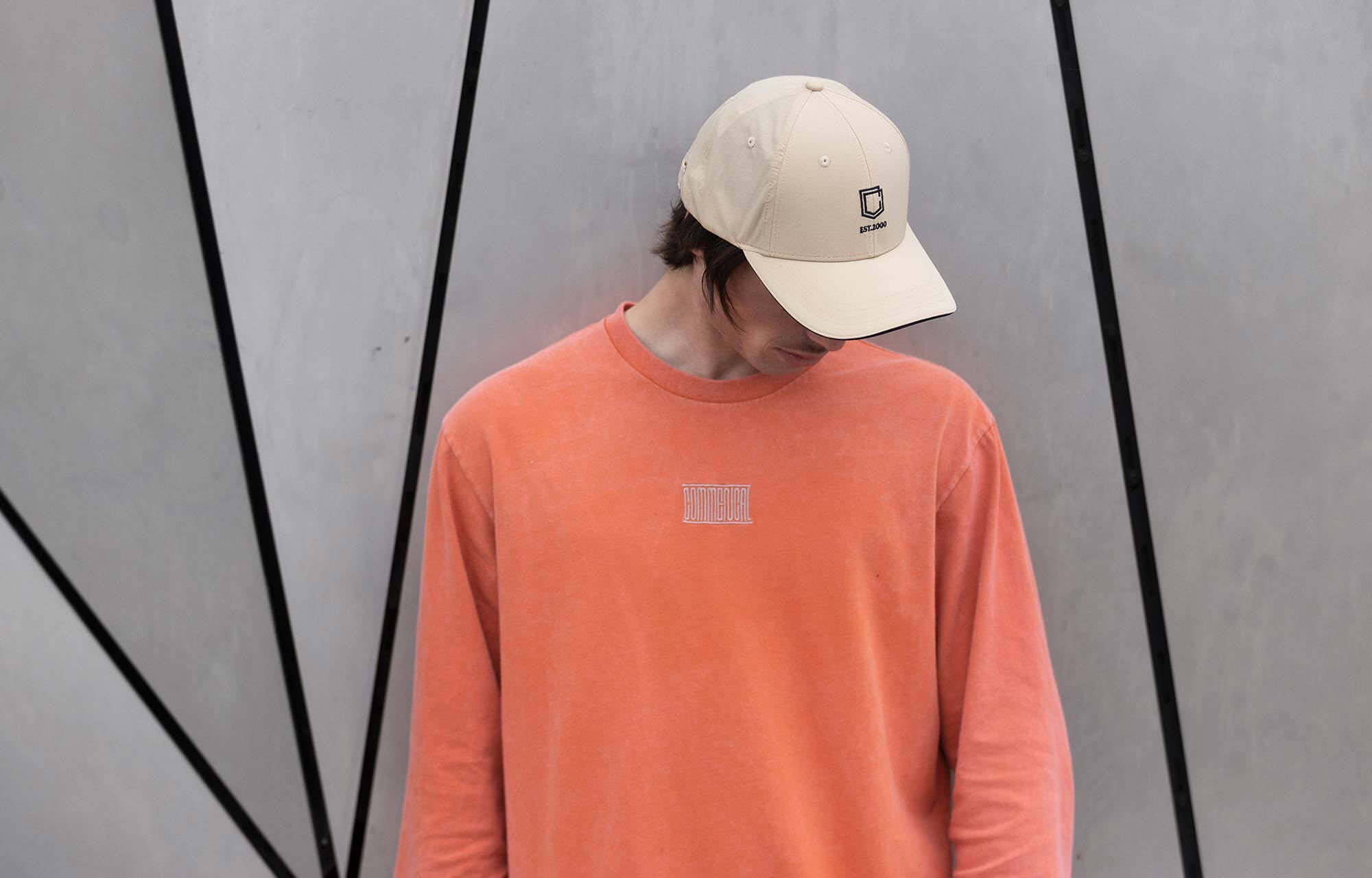MAGLIA A MANICHE LUNGHE COMMENCAL WASHED TANGERINE image large number 4