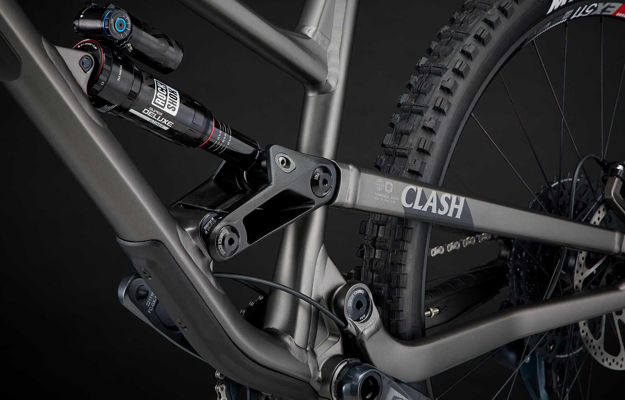COMMENCAL CLASH RACE DARK SLATE NEW ROCKSHOX image large number 4
