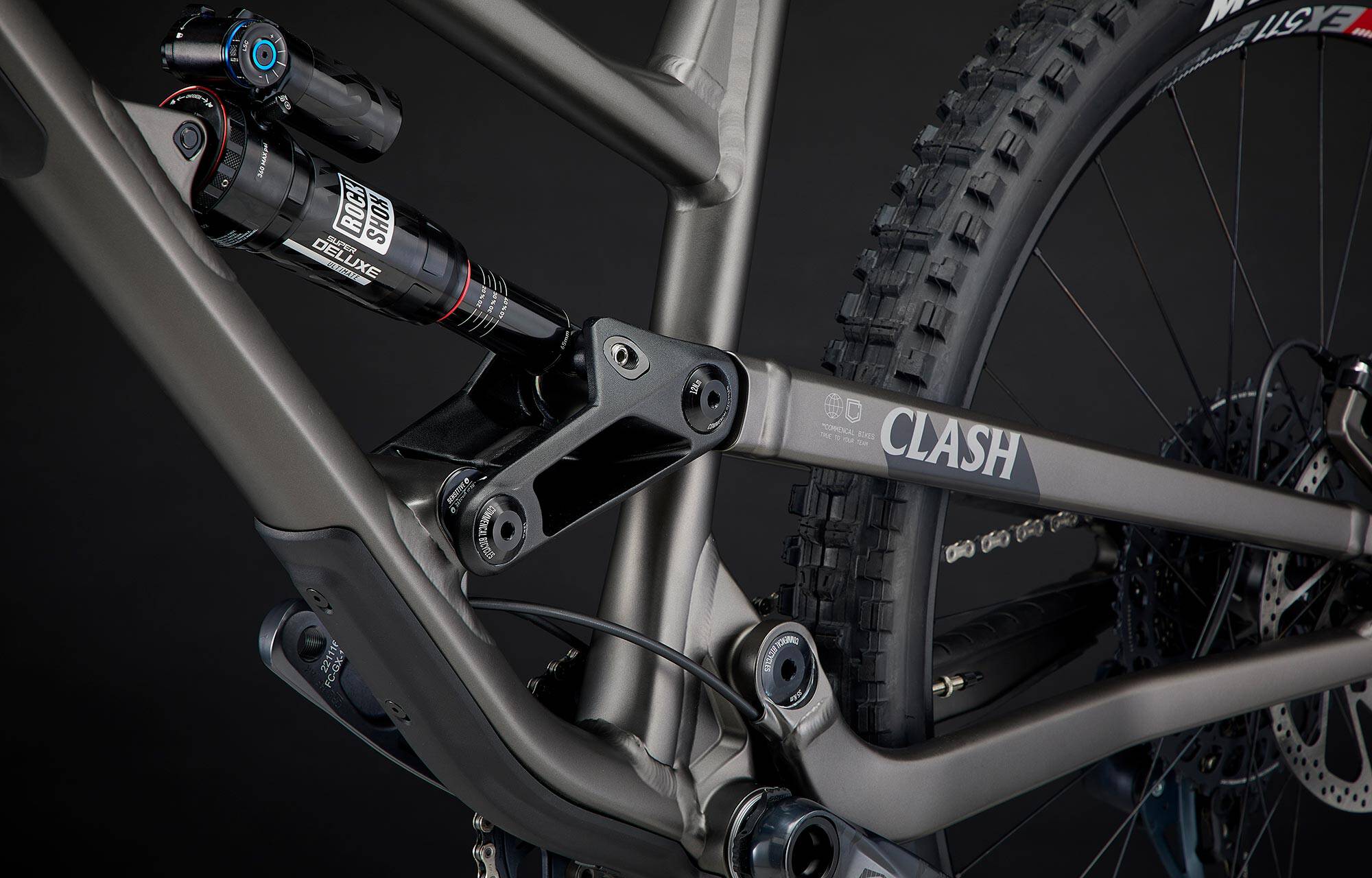 COMMENCAL CLASH RACE DARK SLATE NEW ROCKSHOX image large number 4