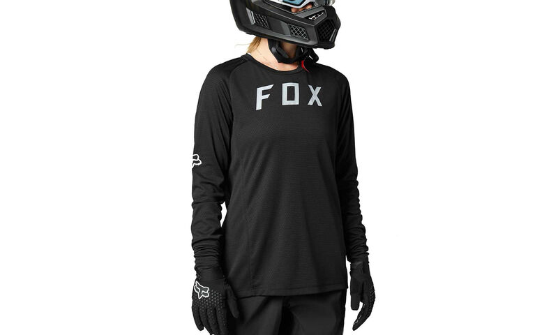MAILLOT MANGAS LARGAS FOX WOMEN DEFEND BLACK