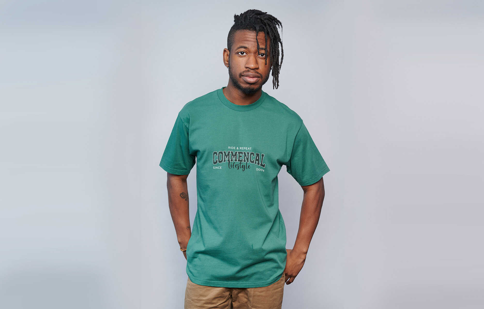 T-SHIRT COMMENCAL UNIVERSITY BASIL image cover number 0