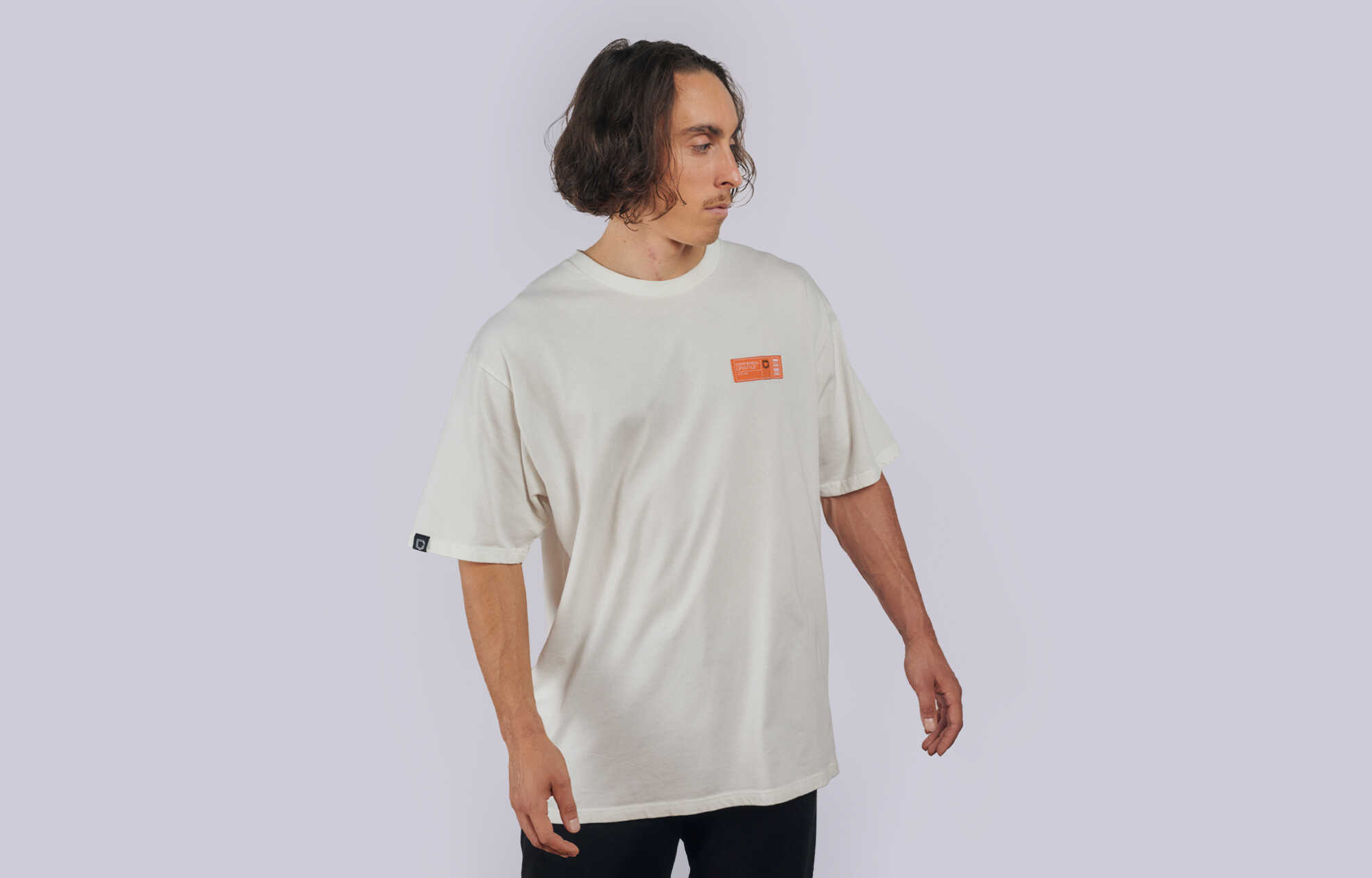 T-SHIRT COMMENCAL LOOSE FIT TICKET GREIGE image large number 0