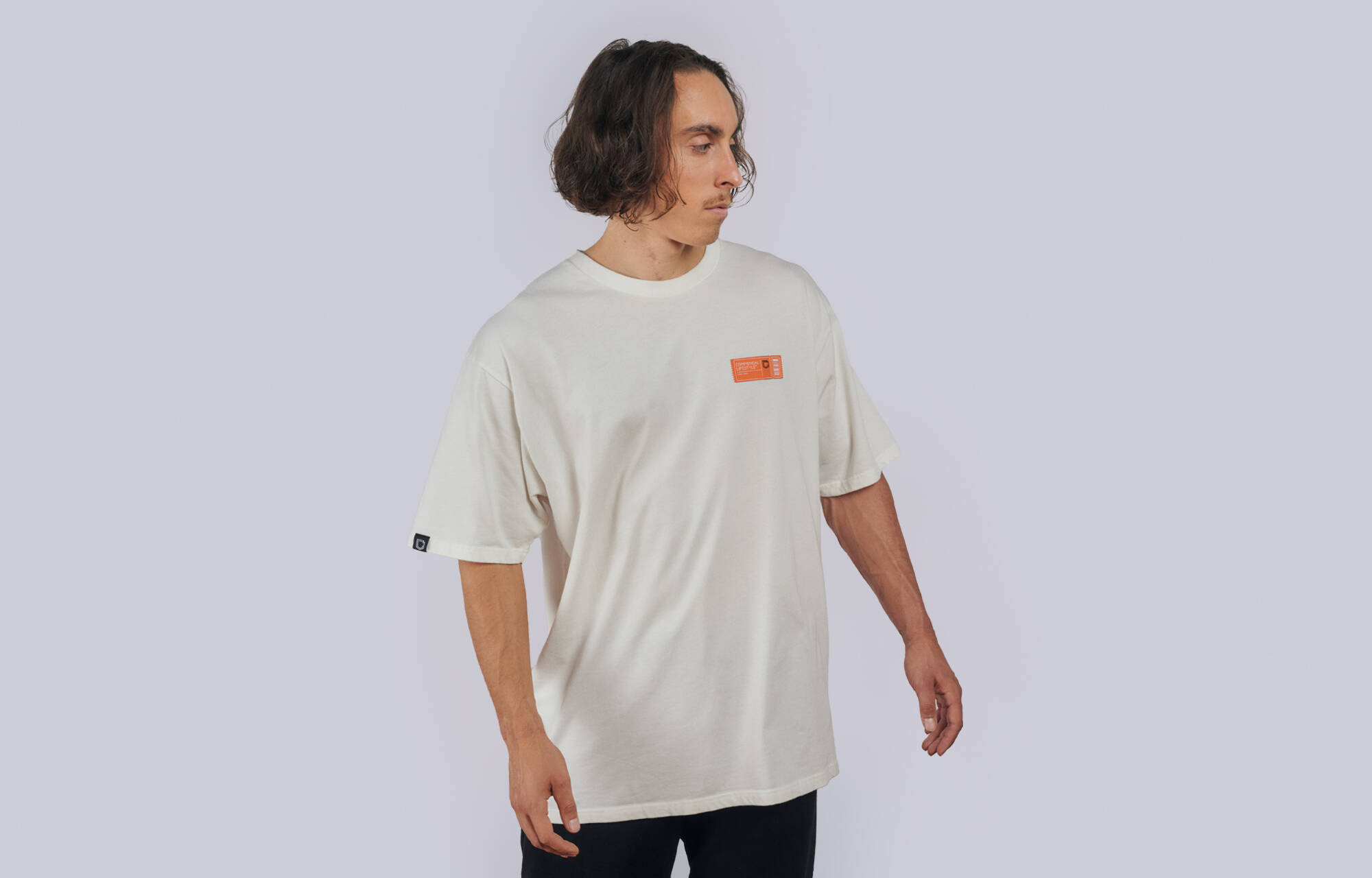 COMMENCAL T-SHIRT LOOSE FIT TICKET GREIGE image large number 0