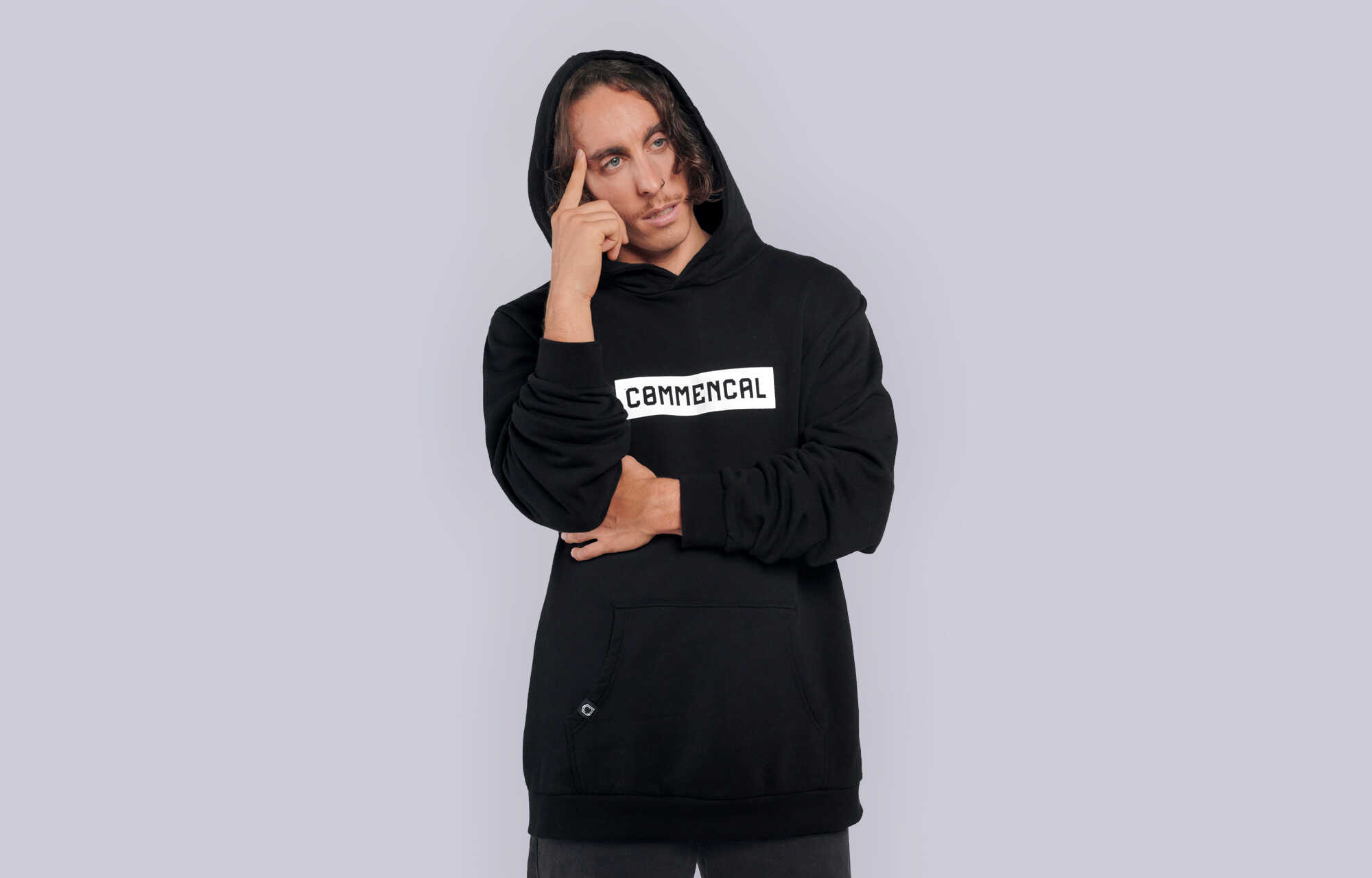 COMMENCAL CORPORATE HOODIE BLACK image cover number 0