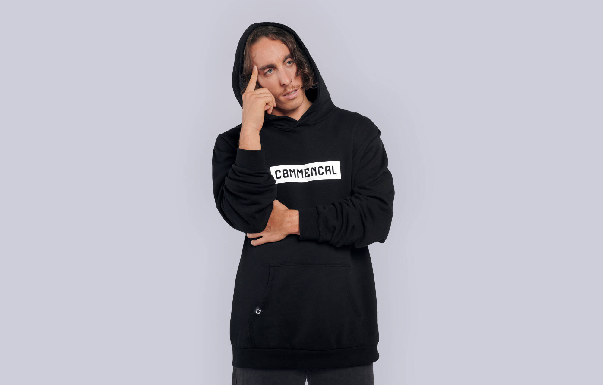 SUDADERA COMMENCAL CORPORATE BLACK image cover number 0