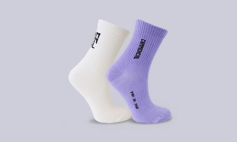 PACK CALCETINES COMMENCAL LIFESTYLE WHITE/PURPLE