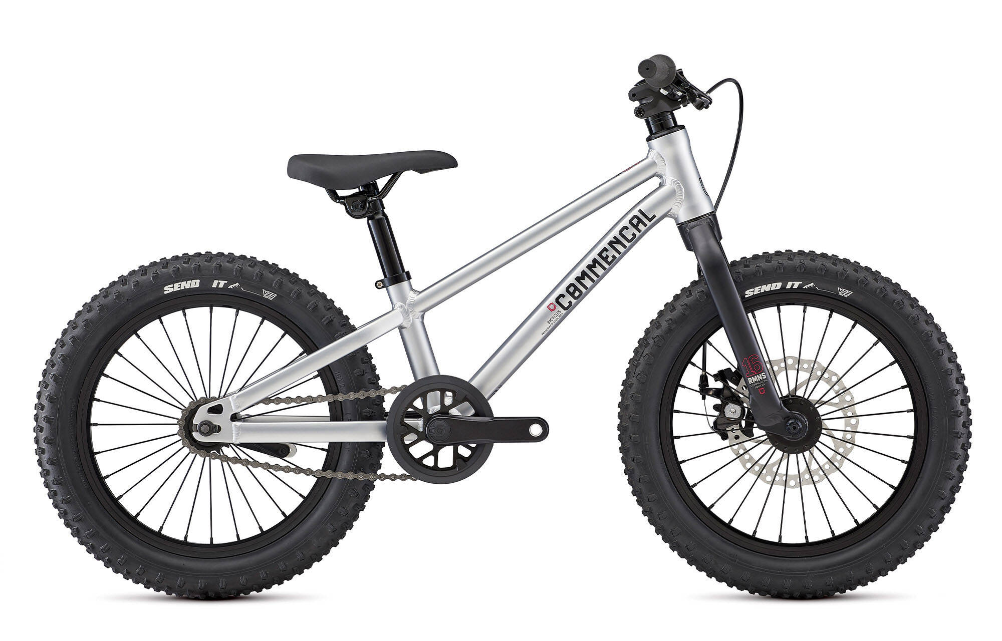 COMMENCAL RAMONES 16 REAR BACK PEDAL BRAKE SILVER image cover number 0