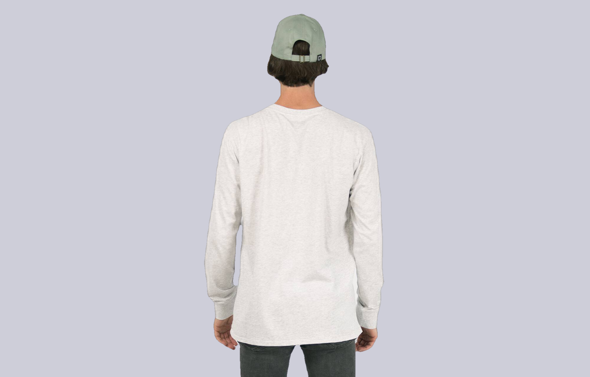 T-SHIRT MANCHES LONGUES COMMENCAL LIGHT GREY image large number 2