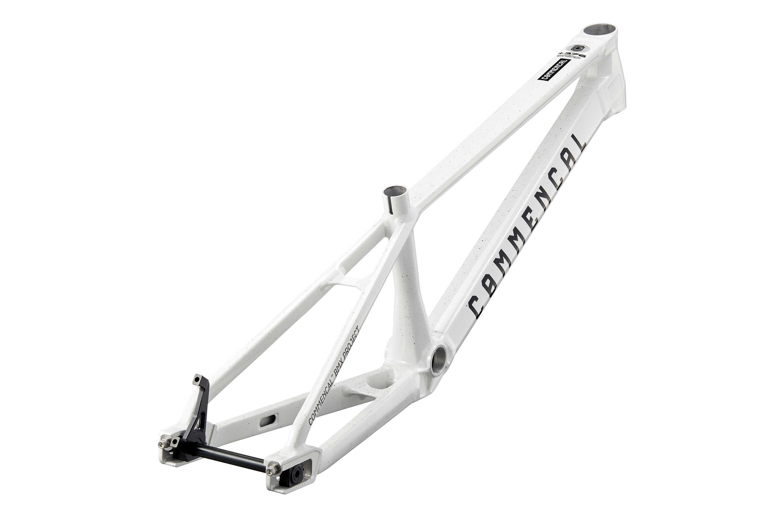 FRAME COMMENCAL BMX V1 GLITTERY WHITE image large number 7