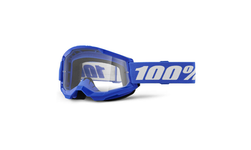 100% STRATA 2 YOUTH GOGGLE BLUE - CLEAR LENS
