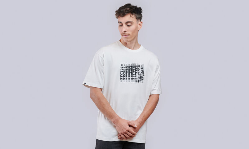 T-SHIRT COMMENCAL REGULAR FIT DIVISION GREIGE