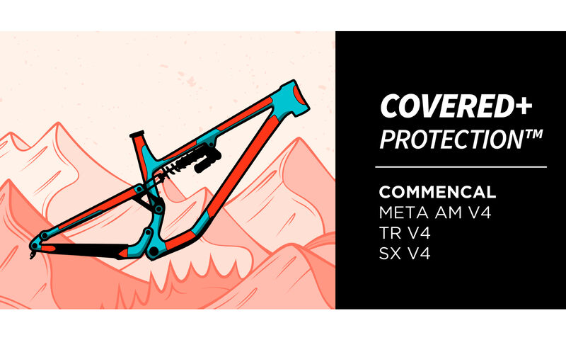 RIDEWRAP COVERED+ FRAME PROTECTION KIT MATTE - META AM / TR / SX V4