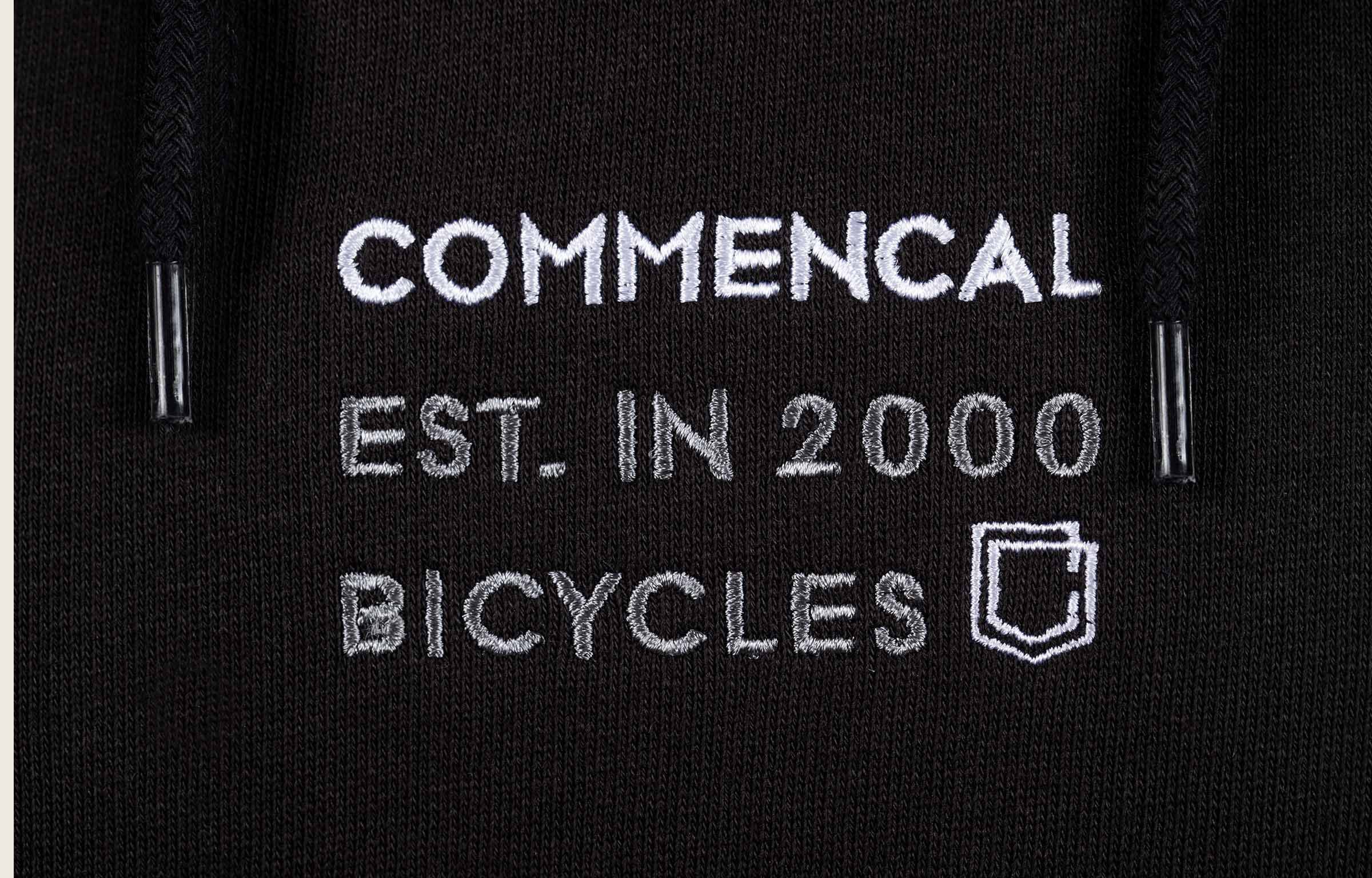 SUDADERA COMMENCAL BICYCLE BLACK image large number 1