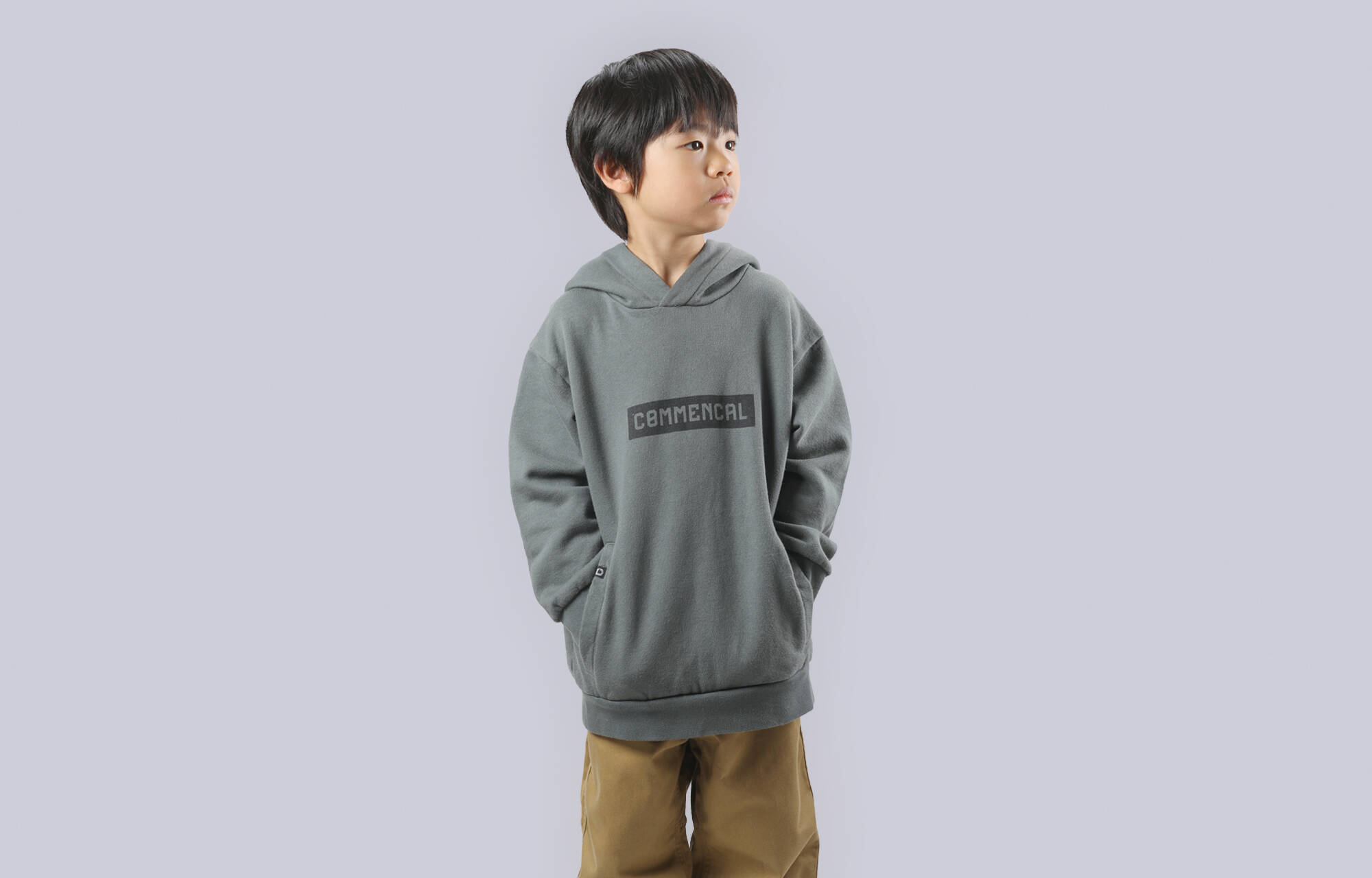 SUDADERA COMMENCAL KIDS CORPORATE DARK GREY image cover number 0