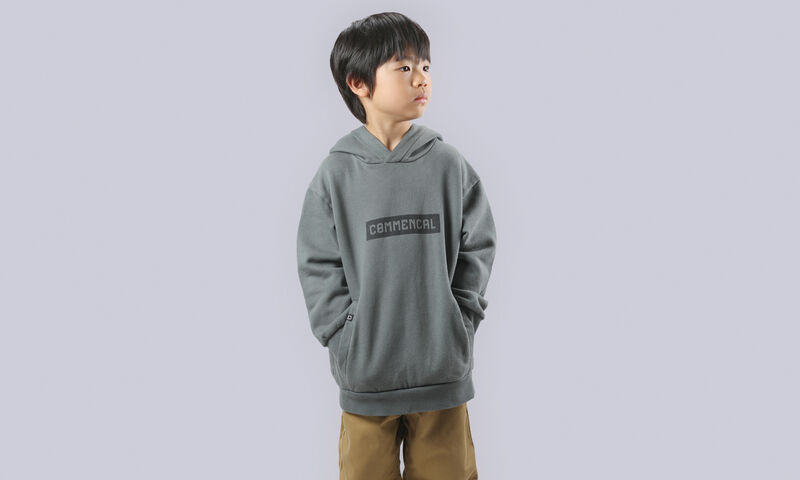 COMMENCAL KIDS CORPORATE HOODIE DARK GREY
